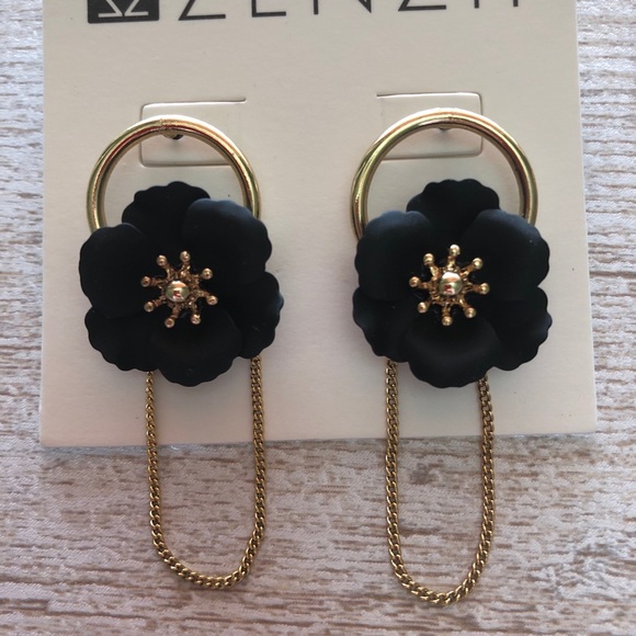 Anthropologie Zenzii Beaumont Hoop Earrings - Picture 3 of 4
